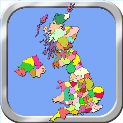 United Kingdom Puzzle Map iOS App