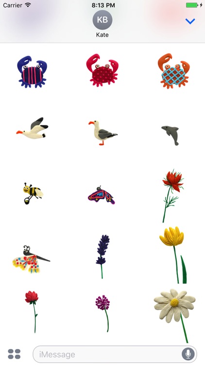 Clay Stickers