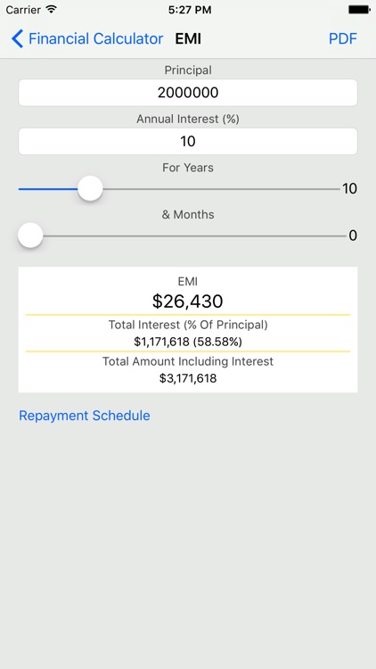 FinCal - Financial Calculator