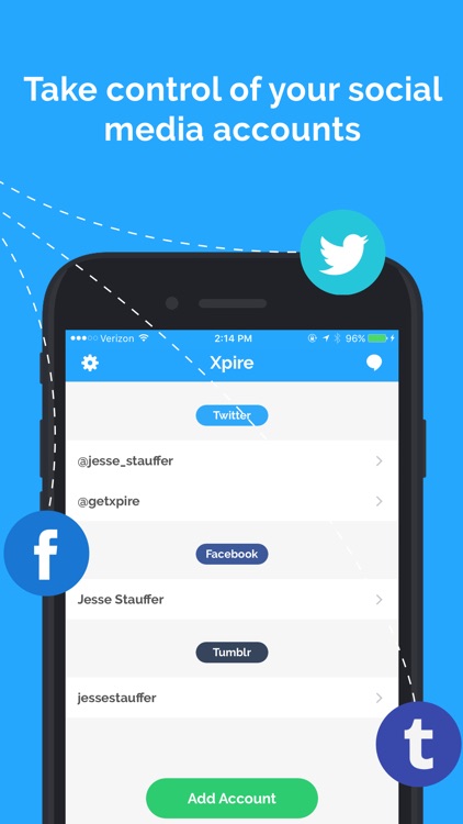 Xpire - Mass delete your tweets and Facebook posts