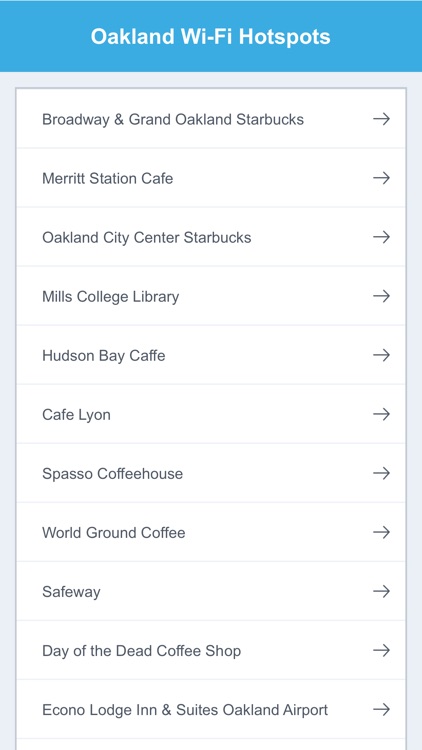 Oakland Wifi Hotspots