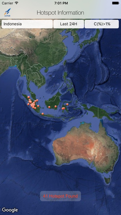 LAPAN: Fire Hotspot screenshot-3