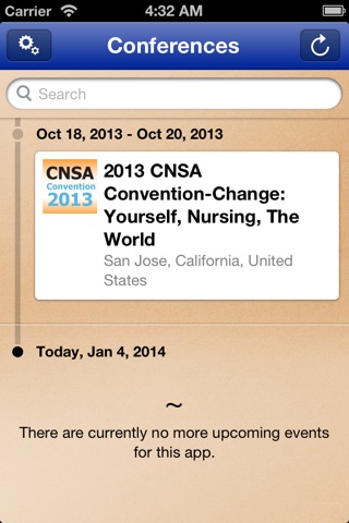 ACNL Conferences screenshot 2
