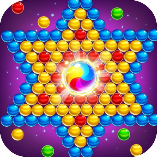 Funny Bubble Pop+ iOS App