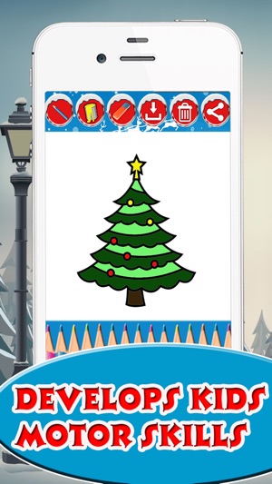 Christmas Tree Coloring book for Toddler & Pre-k(圖4)-速報App