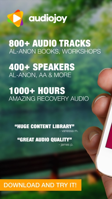 Screenshot #1 pour Alanon Audio Companion