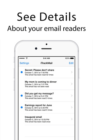 iTrackMail - Email Tracking screenshot 2