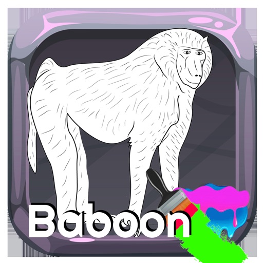 Baboon Draw For Kid