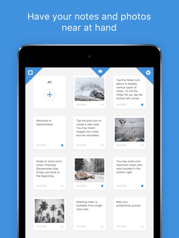 Squarenotes - manage your notes and photosのおすすめ画像1