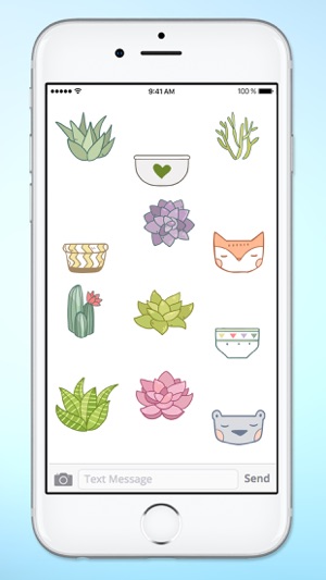 Desert Garden Cactus & Succulents Sticker Pack(圖3)-速報App