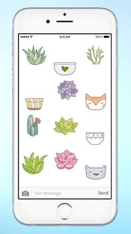 Desert Garden Cactus & Succulents Sticker Pack