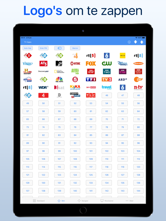 myTifi remote voor Samsung TV iPad app afbeelding 2