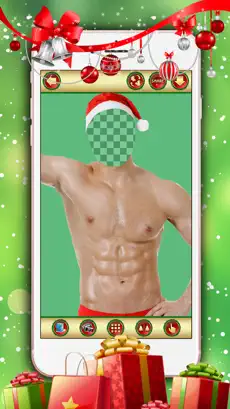 Screenshot 4 Papá Noel sexi editor de fotos Navidad fotomontaje iphone
