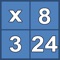 MultiplyTable is a fun game designed to help you learn 1 through 10 multiplication table