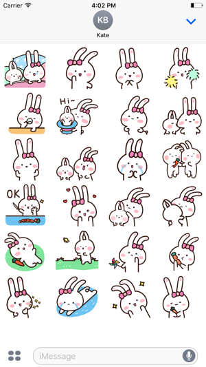 Happy Rabbit - Animated Stickers And Emoticons(圖2)-速報App