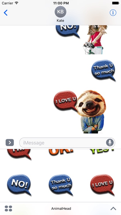 AnimalHead - Message icon
