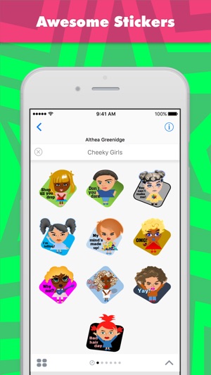 Cheeky Girls stickers by Alade Expressions(圖1)-速報App