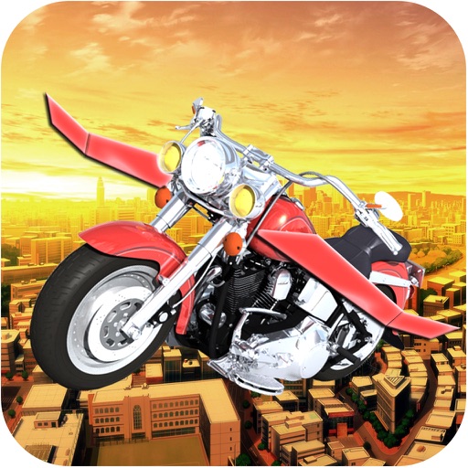 Fast Flying Robot Simulator New Motobike Rider iOS App