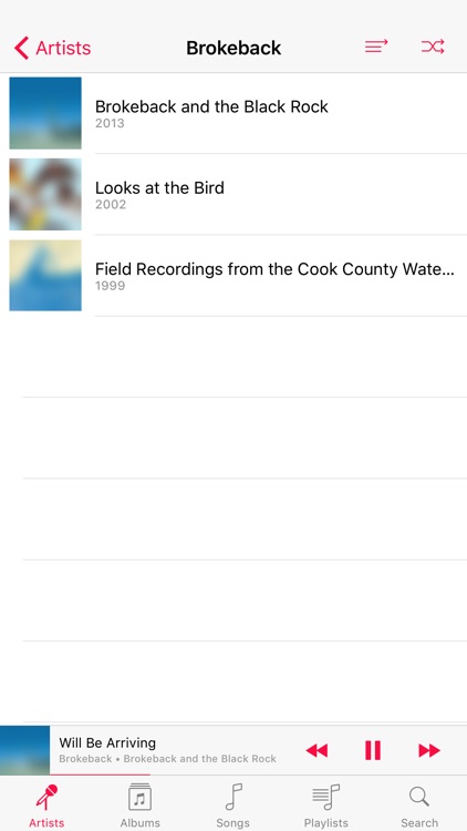 Songs: music minus the cloud