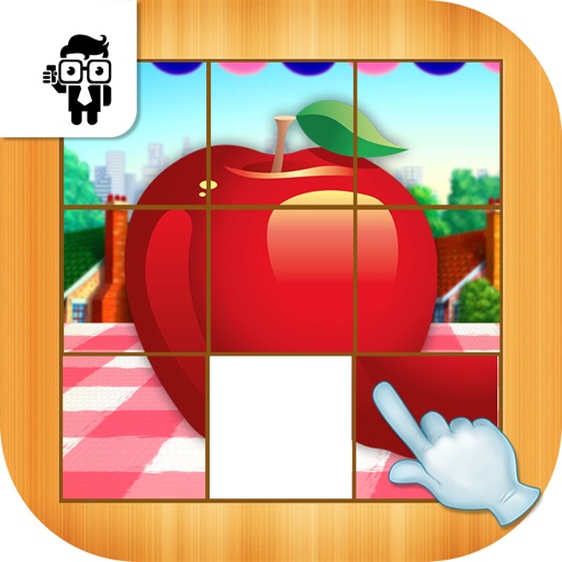 Fruit Slide Puzzle Kids Game iOS App