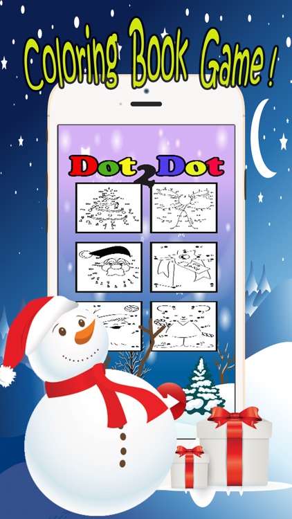 Santa Claus Dot to Dot: happy xmas kids fun games screenshot-3