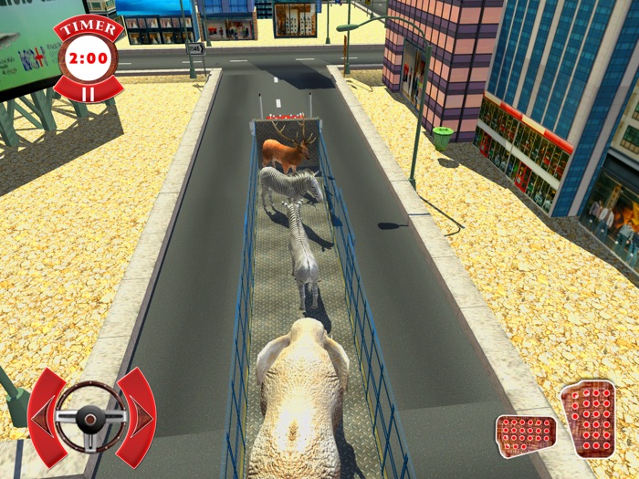 动物园动物运输卡车＆驾驶sim