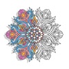 Mandala Coloring Books Adults Color Calm Therapy