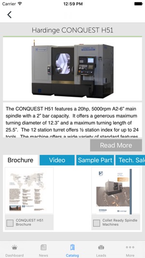 Hardinge USA Marketing App(圖3)-速報App