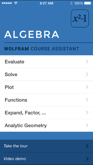 Wolfram Algebra Course Assistant Screenshot 1