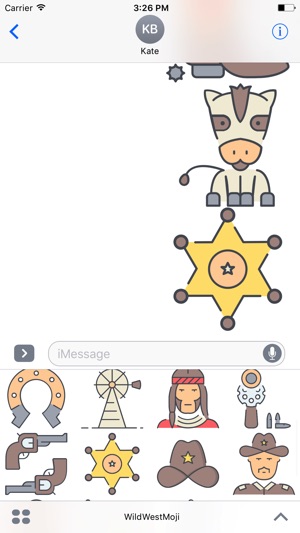 WildWestMoji - Western Cowboys Stickers(圖2)-速報App