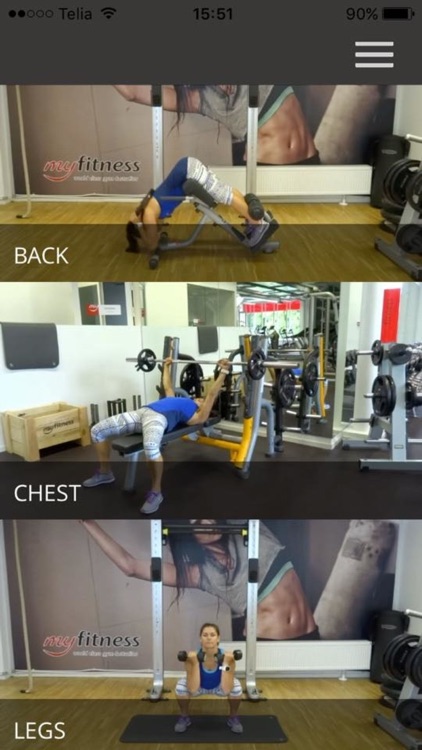 Muscle Exercises and Gym Body Training Workout