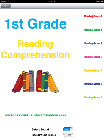 1st Grade Reading Comprehension - náhled