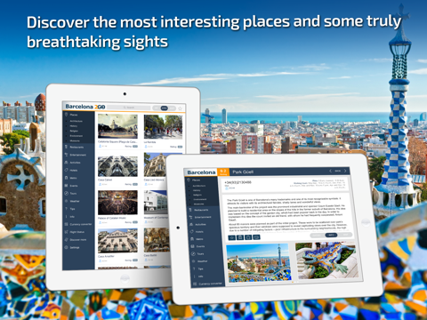 Barcelona Travel Guide & offline city map screenshot 2
