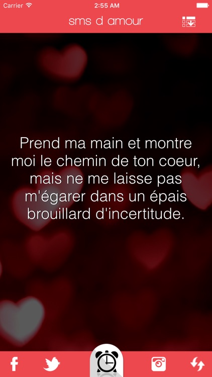 sms d amour