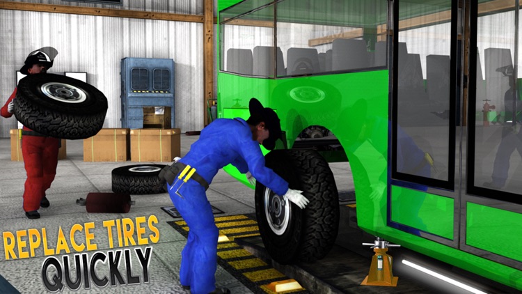 Real Bus Mechanic Simulator 3D Repair Workshop PRO screenshot-3