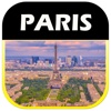 Paris, France Offline Travel Map Guide