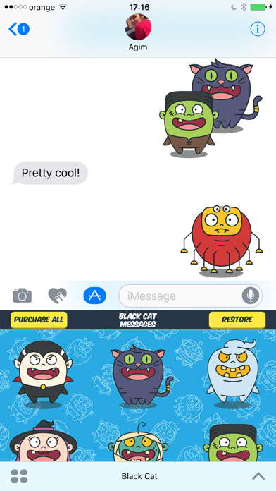 How to cancel & delete iSticker App. Send Stickers in iMessage Chat. from iphone & ipad 3