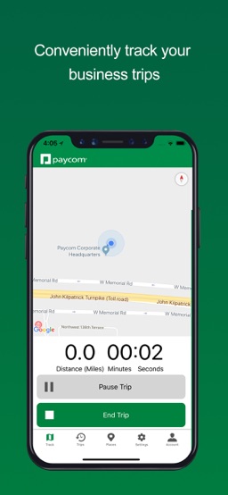 Paycom app screenshot
