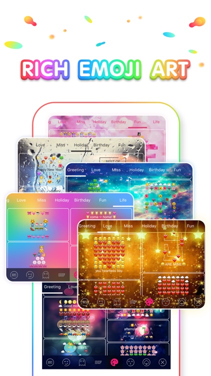 Rainbow Keyboard - Emojis, GIF, Wallpaper, Theme screenshot-4