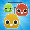 fruit flow doodle pipe - hexic link puzzle game