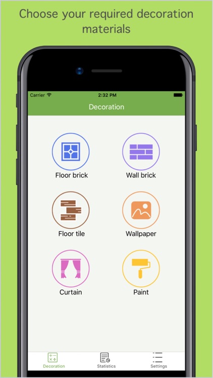 Decoration Calculator - Calculate Design Materials