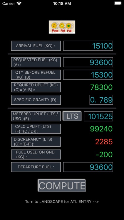 ATL Jet Fuel Calculation screenshot-3