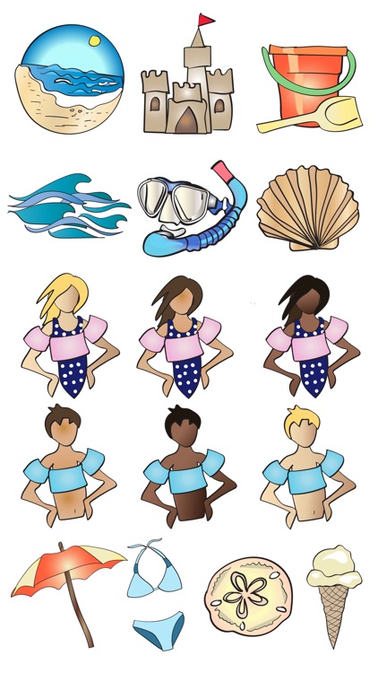 Beach & Summer Stickers