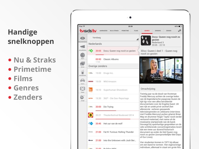 TVGiDS.tv 1.0 voor iPad(圖3)-速報App