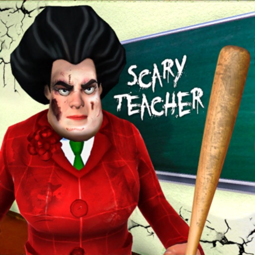 Scary Creepy Teacher 3D Icon