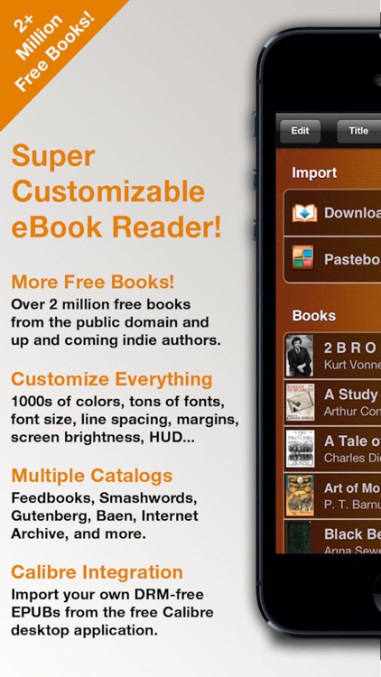 MegaReader - Customizable eBook Reader