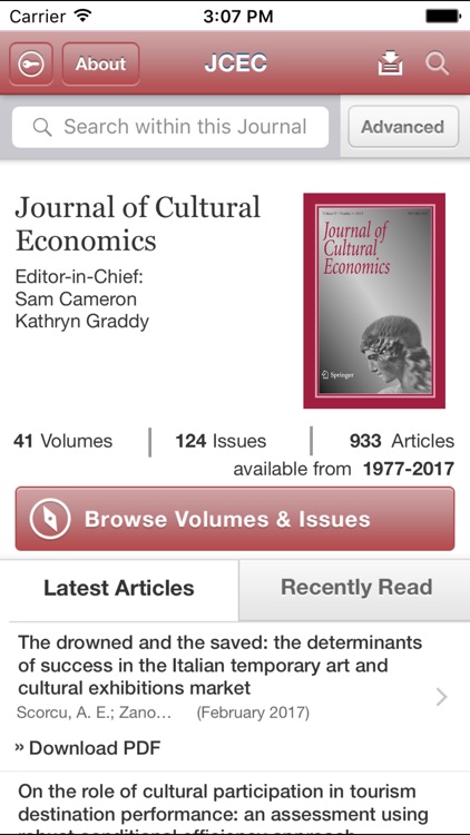 Journal of Cultural Economics