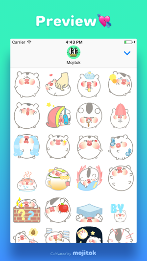 Hamjjew Animated Stickers(圖2)-速報App