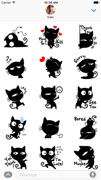 Sneaky The Cat Stickers