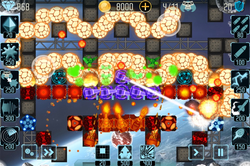Infinite Galaxy Tower Defense War of Heroes screenshot 4